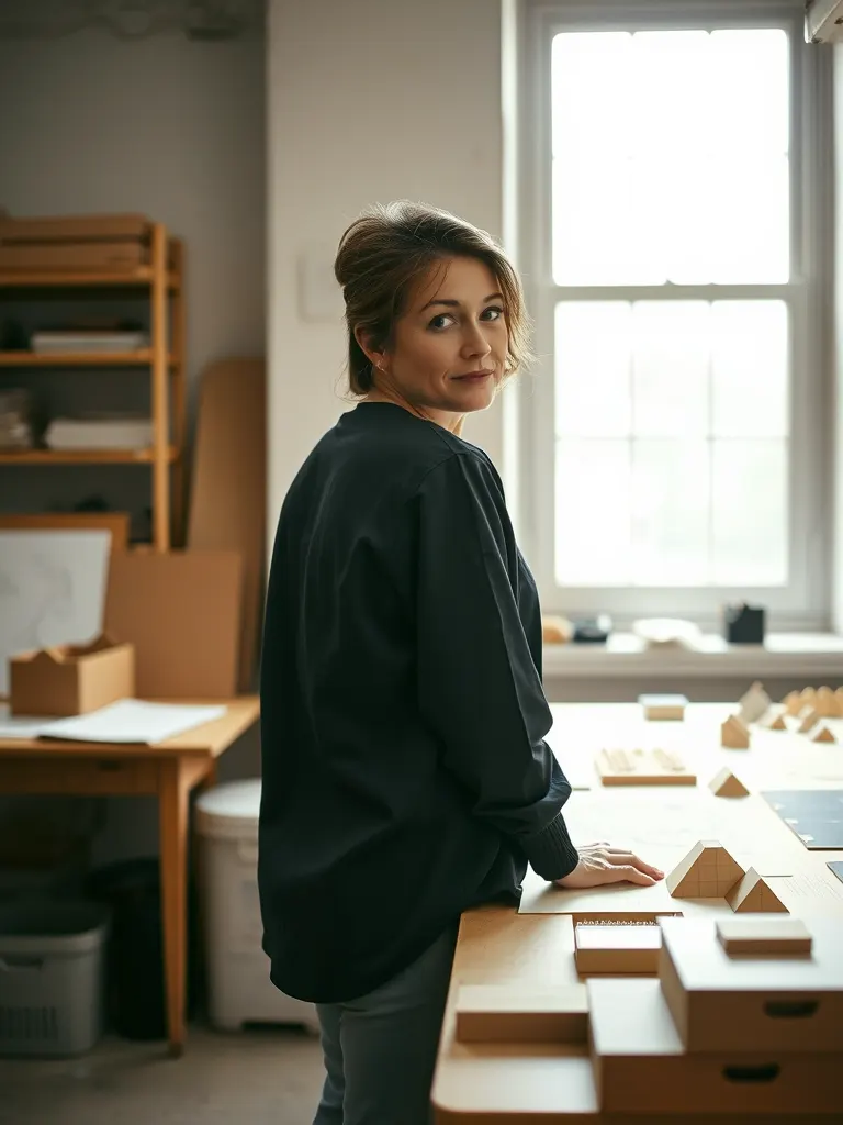 A portrait of Ines Castellar, Director